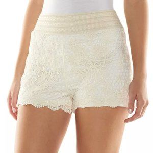 LC Lauren Conrad Crochet Shorts - Women's